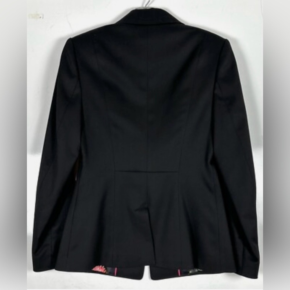 Ted Baker London Black Blazer with Floral Interior - Picture 3 of 3